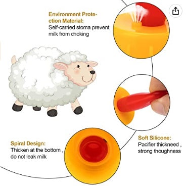 Small Nipple Soft Rubber Pacifier 1pc