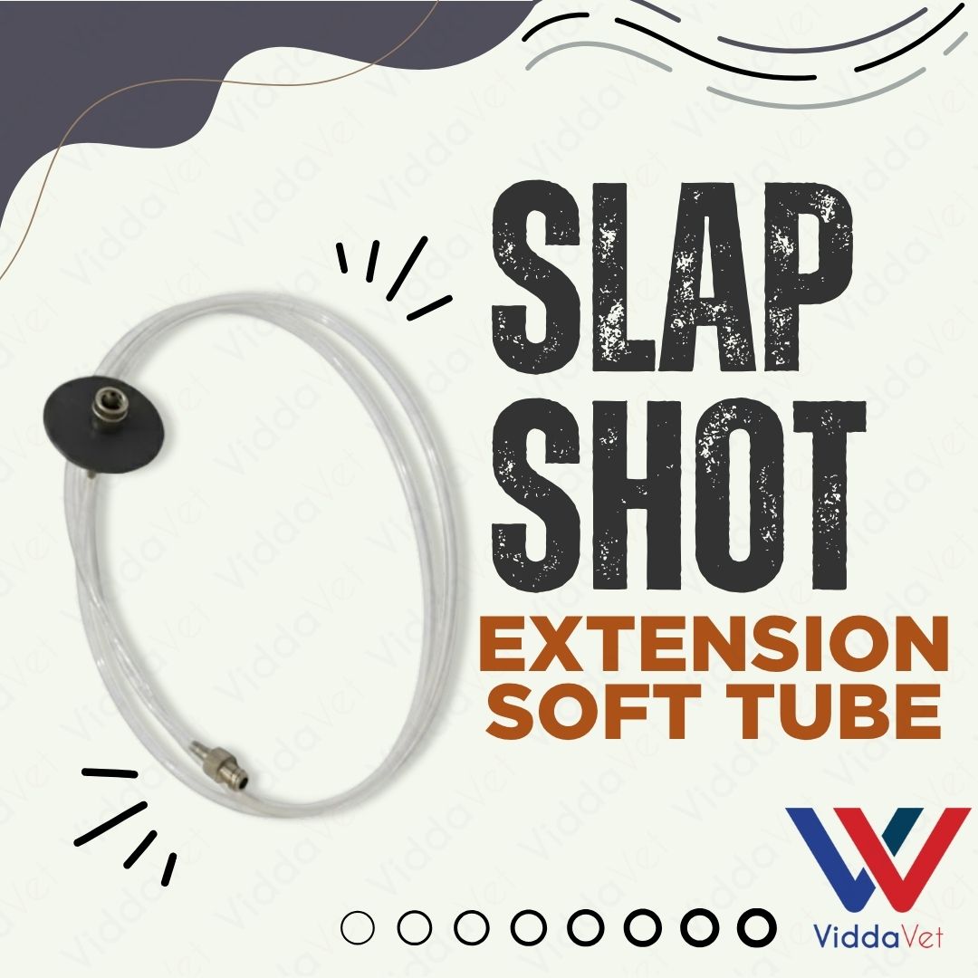 Slapshot Soft Extension Tube for Livestock Feeding and Fluid Transfer Connection