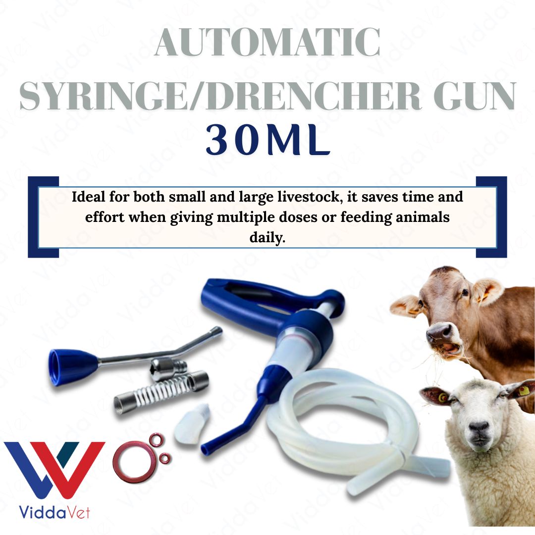 30ml Animal Oral Feeding Equipment for Cattle Sheep and Goats Vitamin Application