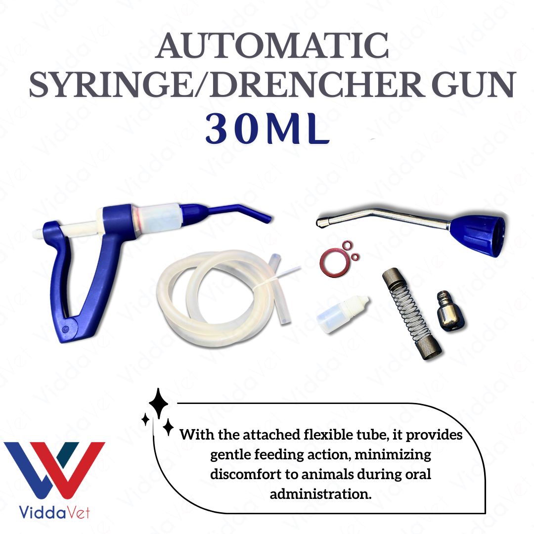 30ml Animal Oral Feeding Equipment for Cattle Sheep and Goats Vitamin Application