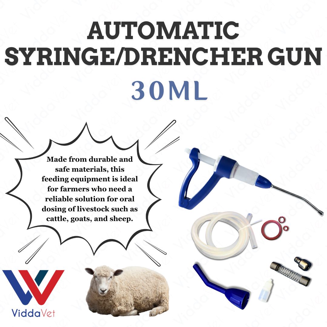 30ml Animal Oral Feeding Equipment for Cattle Sheep and Goats Vitamin Application
