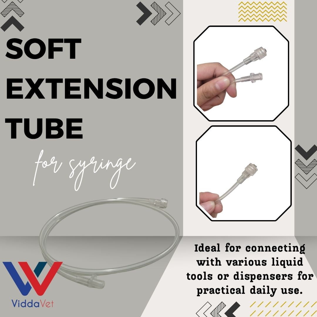 Soft Transparent Extension Tube Connector Line for Livestock Liquid Application