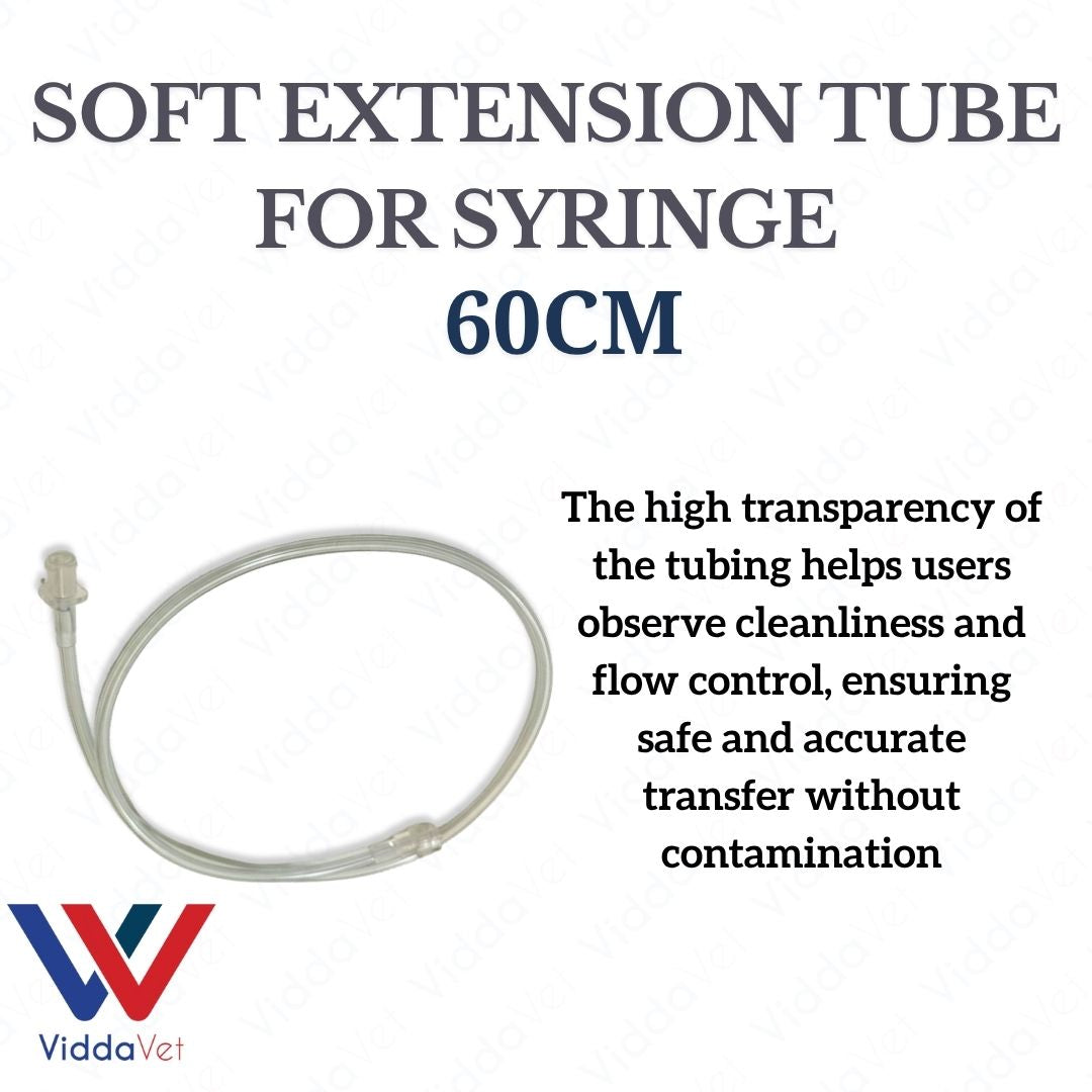 Soft Transparent Extension Tube Connector Line for Livestock Liquid Application