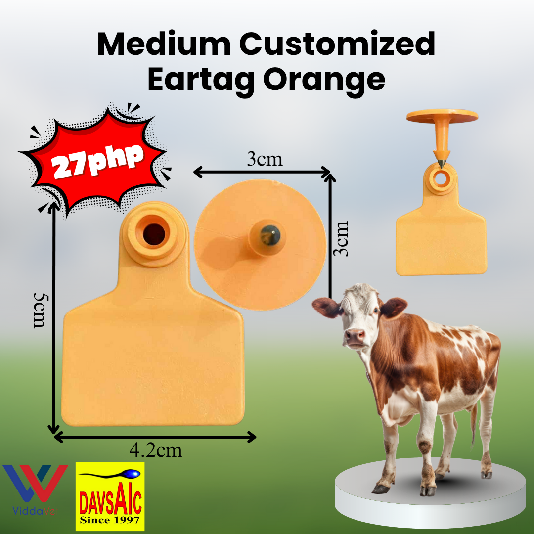 Customized Eartag Round, Square, Rectangle, Small, Medium, Large for Pigs, Sheep & Cattle