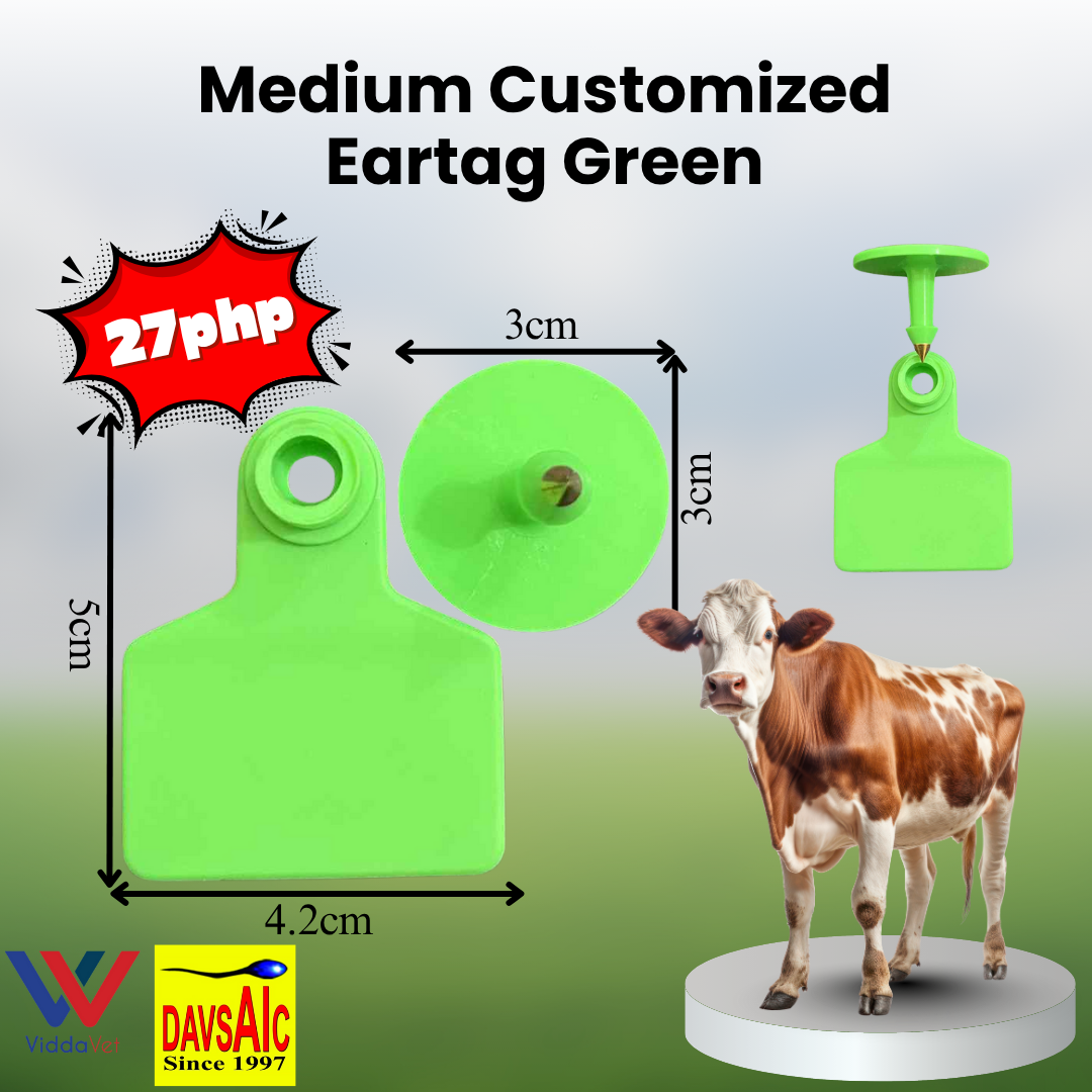 Customized Eartag Round, Square, Rectangle, Small, Medium, Large for Pigs, Sheep & Cattle