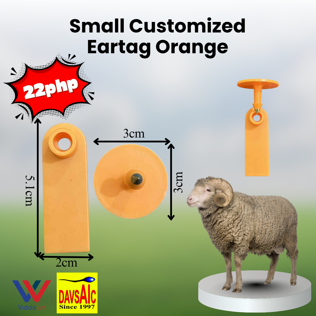 Customized Eartag Round, Square, Rectangle, Small, Medium, Large for Pigs, Sheep & Cattle