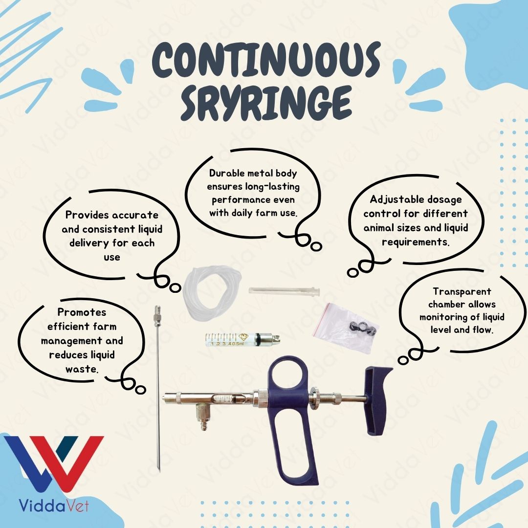 0.5ml Continuous Syringe for Livestock and Poultry Farm Tool
