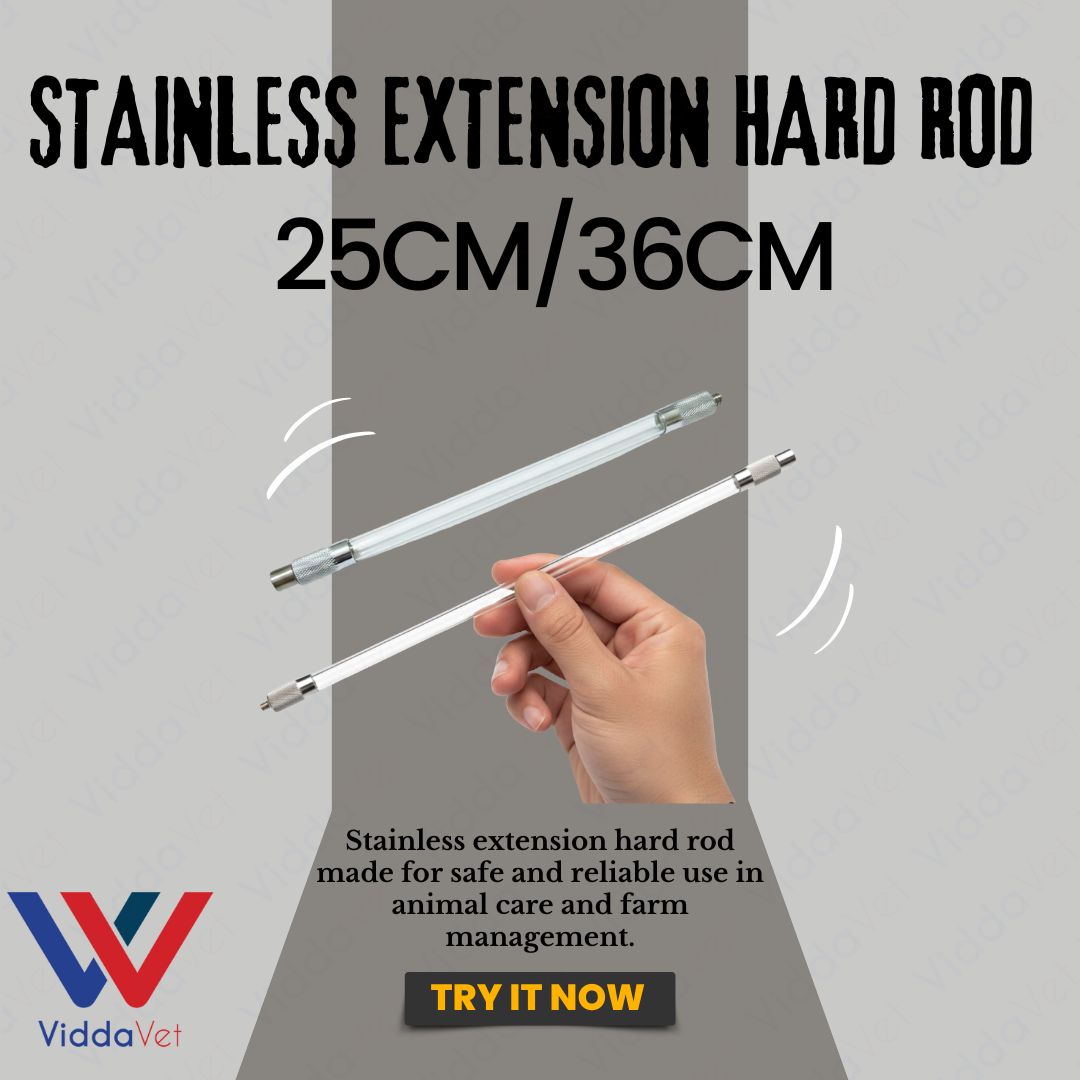 Stainless Extension Hard Rod Durable Farm Tool for Animal Care and Livestock Handling Use