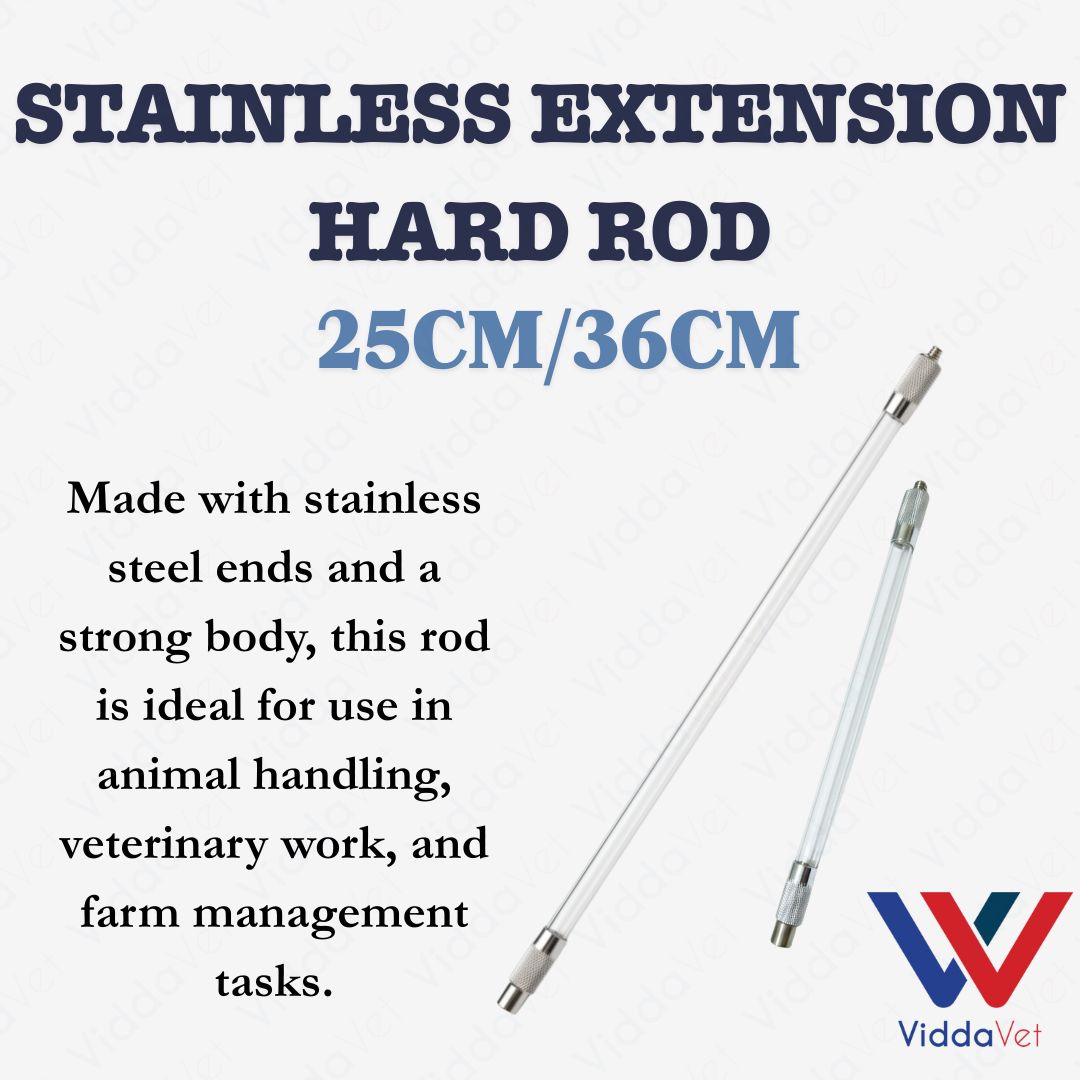 Stainless Extension Hard Rod Durable Farm Tool for Animal Care and Livestock Handling Use