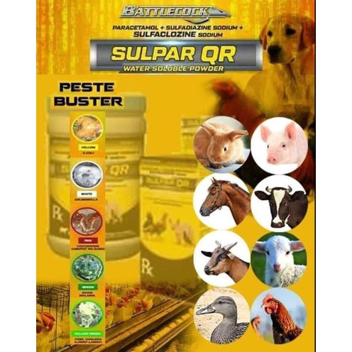 SULFAR QR water soluble powder wsp 1 kilo for animals birds gamefowl poultry pigs