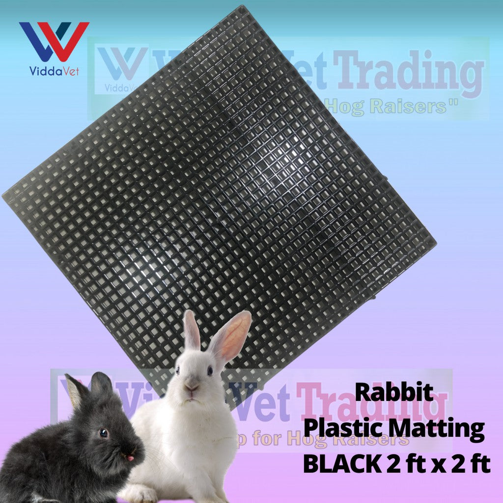 Black Plastic Matting 2x2