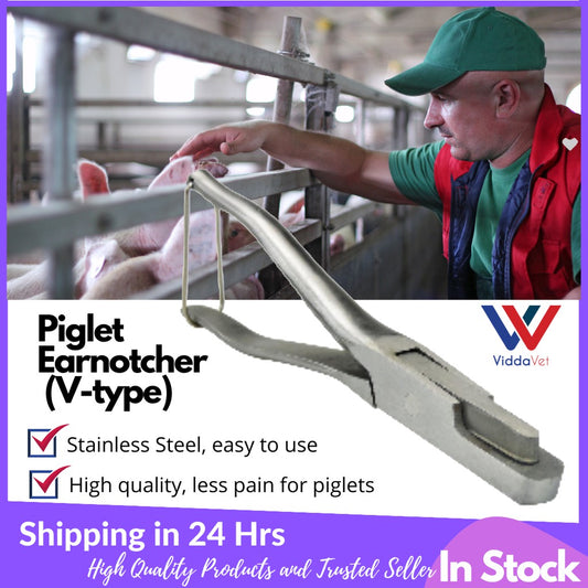 Stainless Piglet Ear Notcher V Type