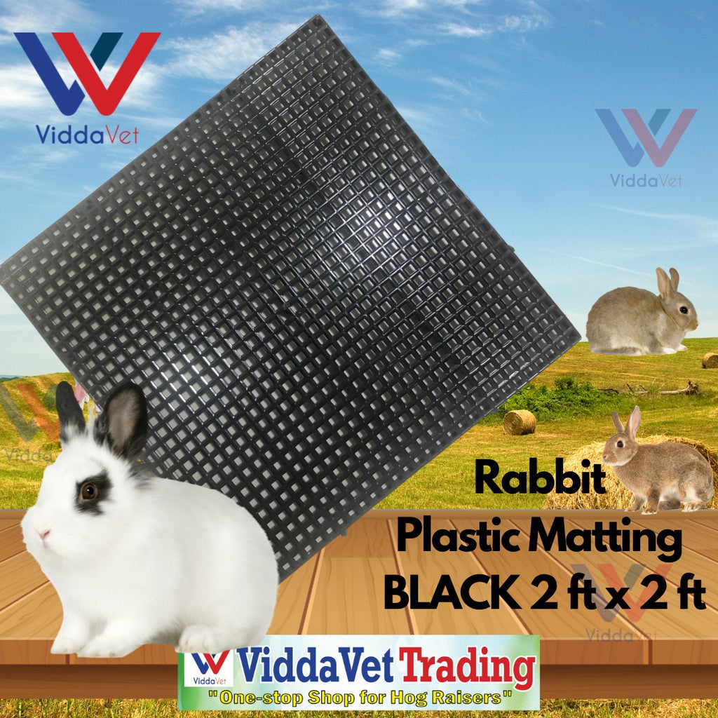 Black Plastic Matting 2x2