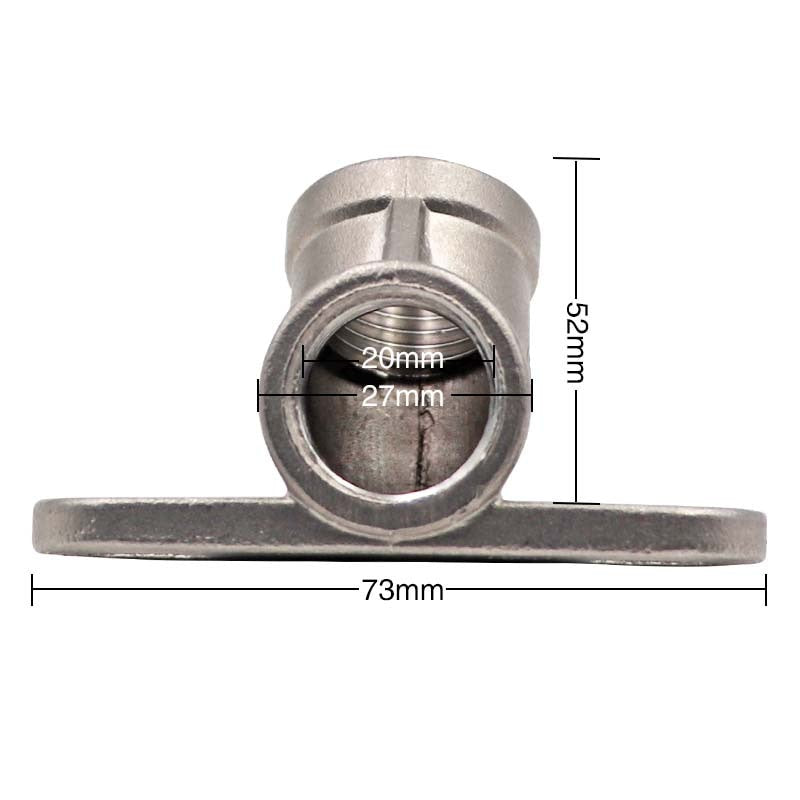 Stainless Elbow Connector Drinker 45 Degrees