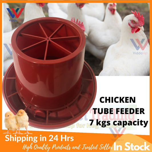 Tube Automatic Chicken Feeder 7kgs