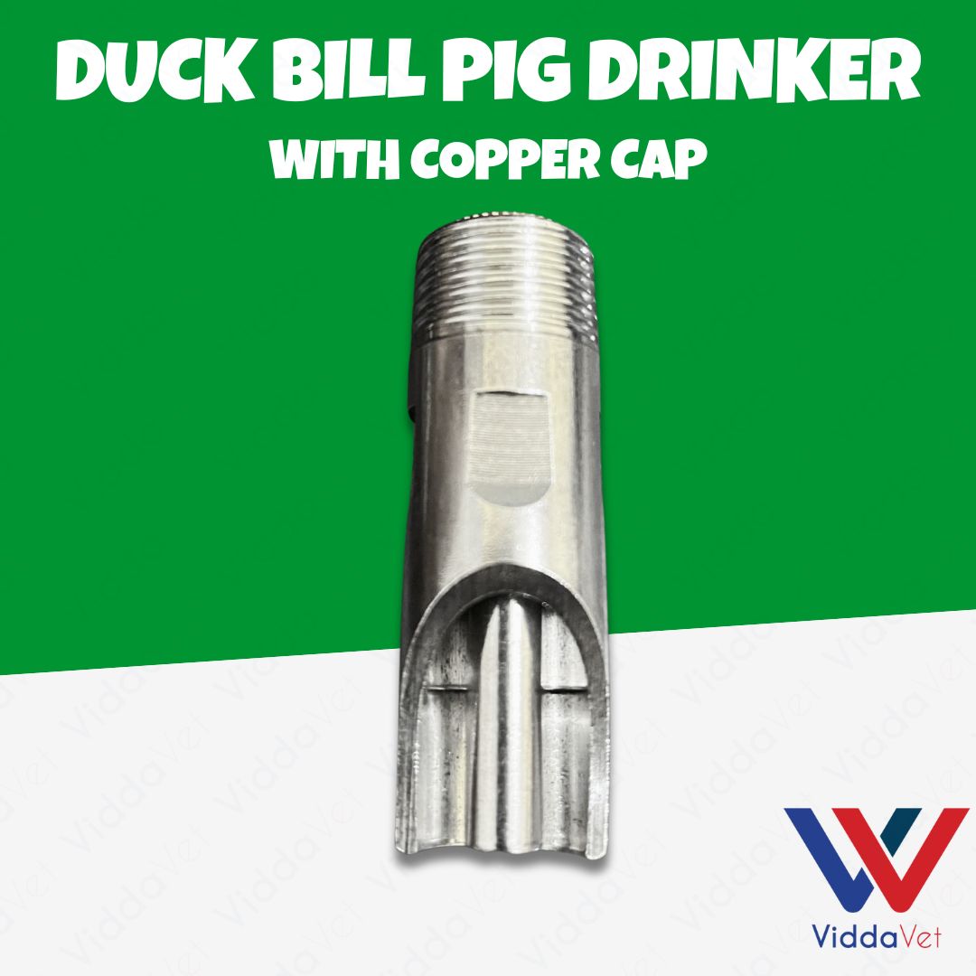 Duck Bill Pig Nipple Drinker Copper Cap Stainless Steel Leak Free