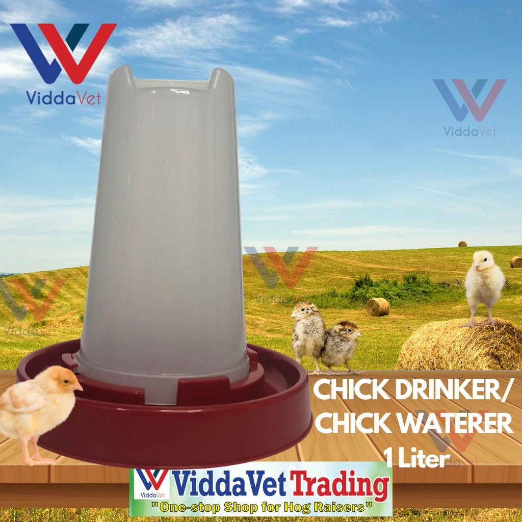 Plastic Chicken Drinker 750ml