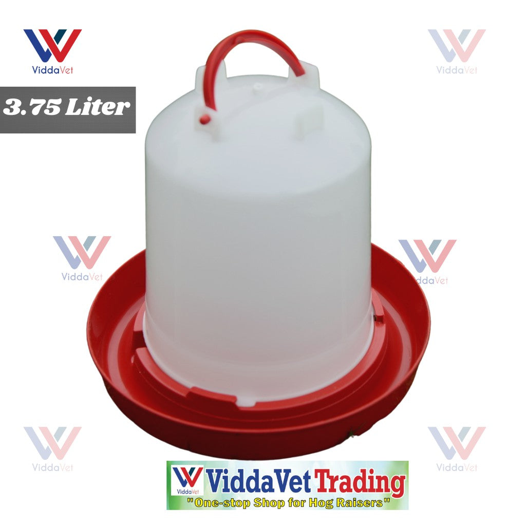 Chick Drinker 3.75L with Continuous Chick Feeder 1ft