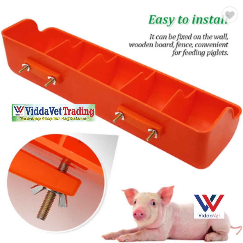 Plastic Piglet Feeder 5 Slot