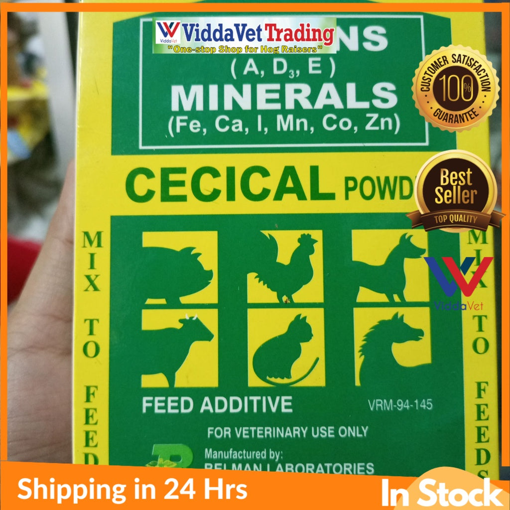 Cecical Powder Vitamins + Minerals Feed Additive 200 Grams