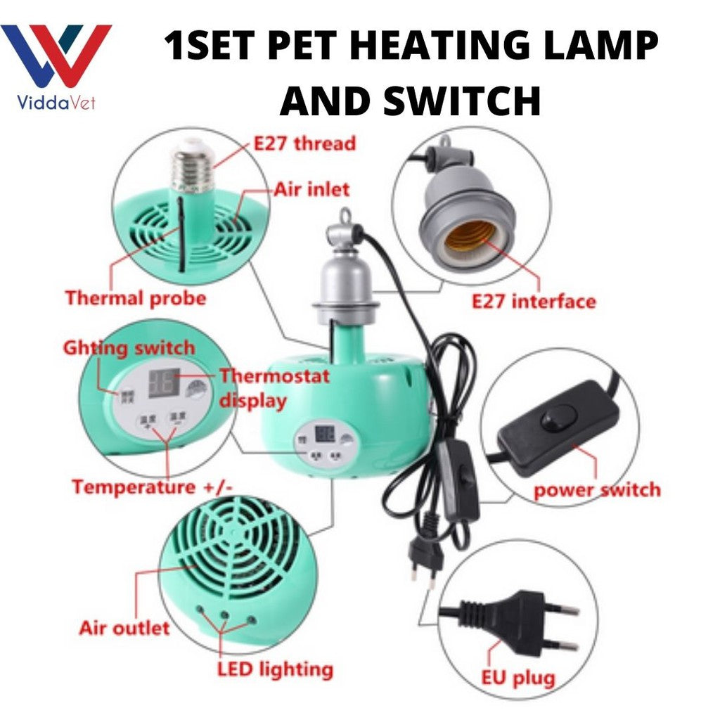 Pet Mini Heating Lamp and Switch
