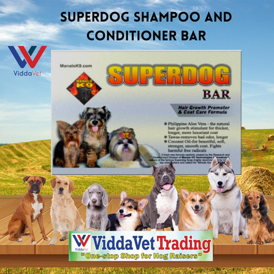 Superdog Shampoo & Conditioner Bar with Aloe Vera Extract 150g