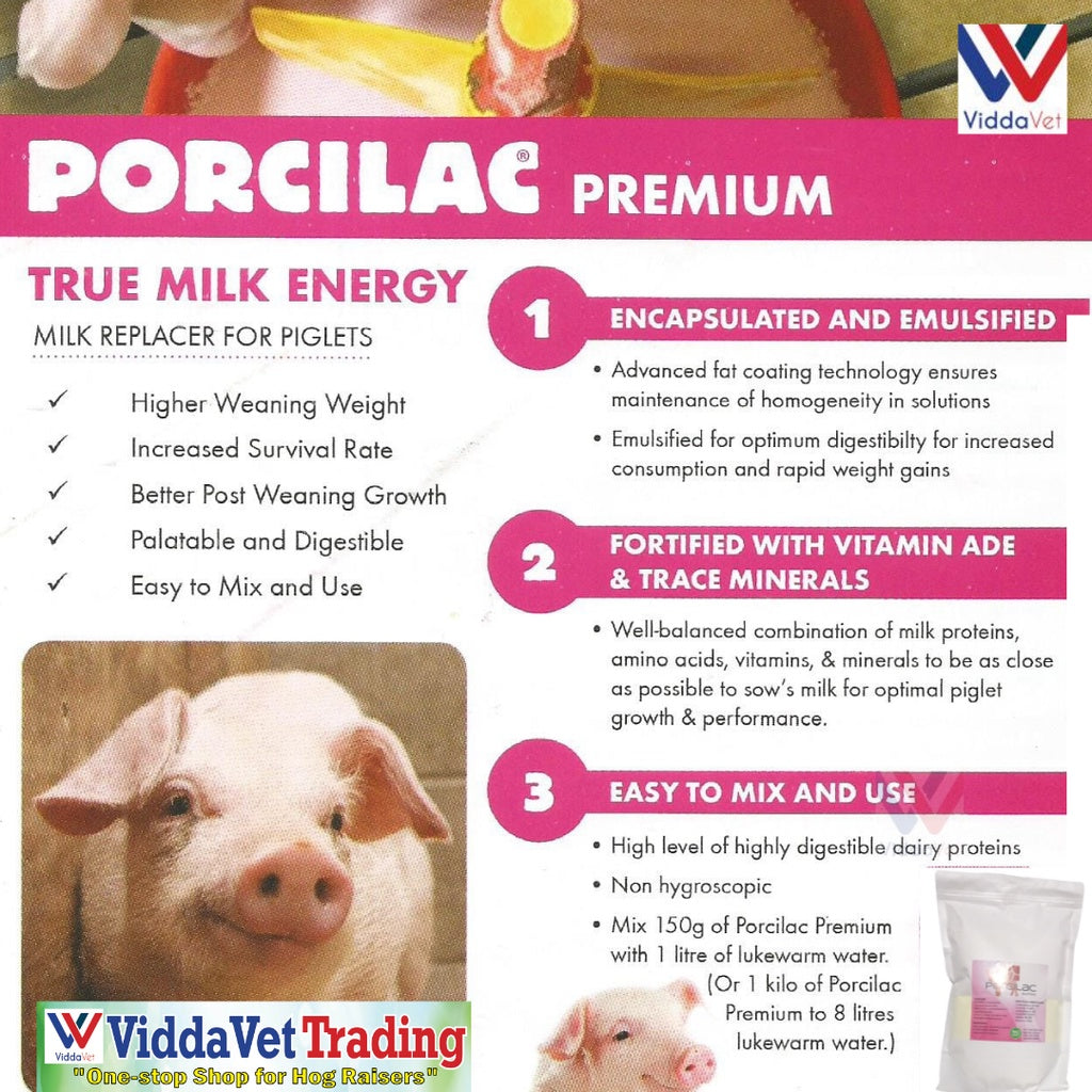 1 bag Porcilac Premium Imported France Milk replacer for piglets new born foster milk