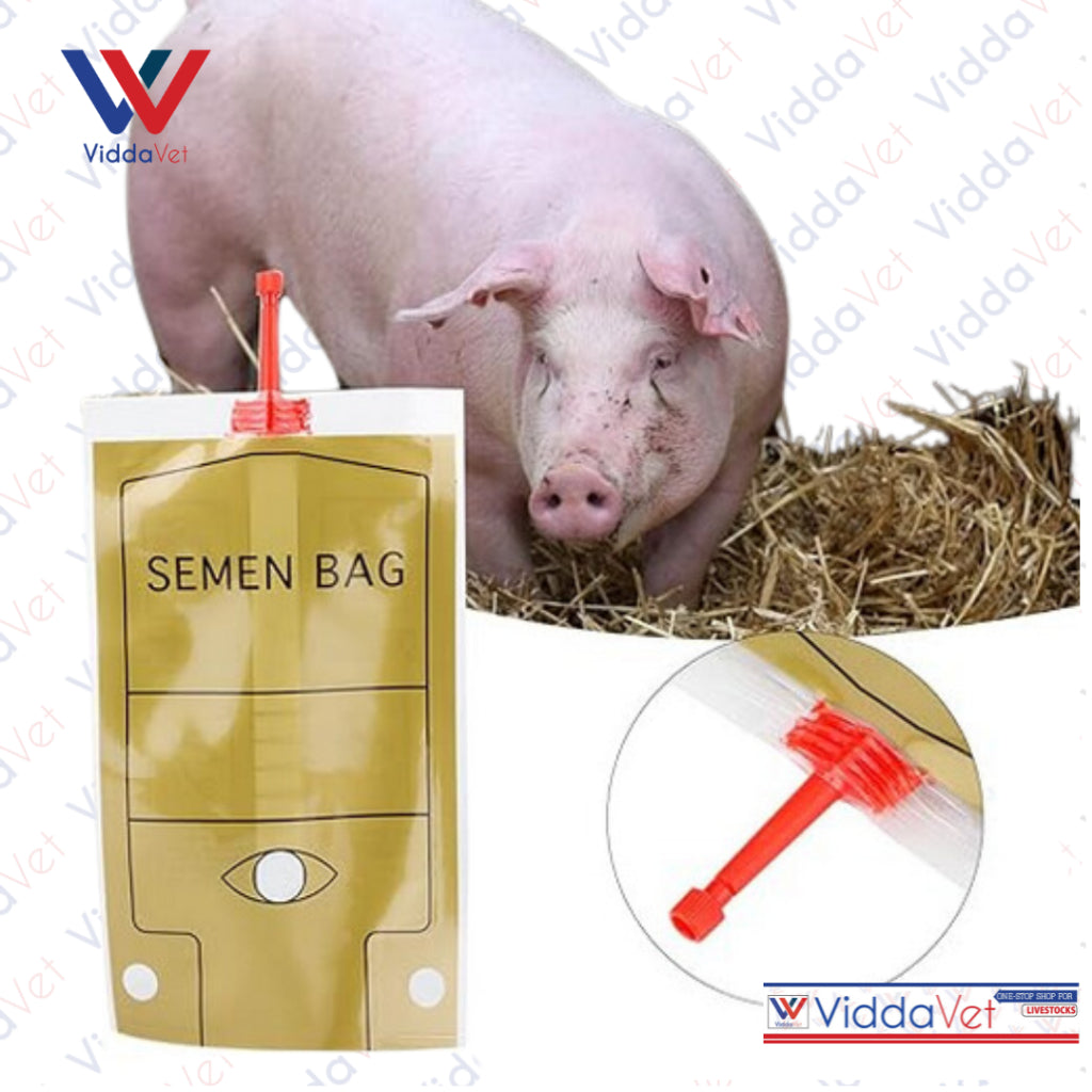 Pig Artificial Insemination Bag 100ML Boar Semen Collection 10pcs