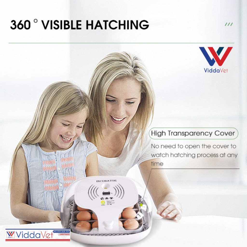 Automatic Egg Incubator 16 Eggs Capacity