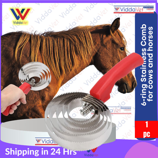Stainless Comb for Cows and Horses