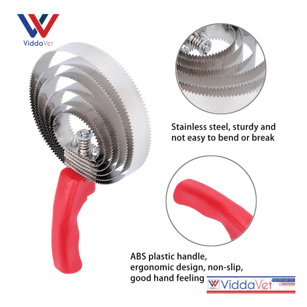Stainless Comb for Cows and Horses