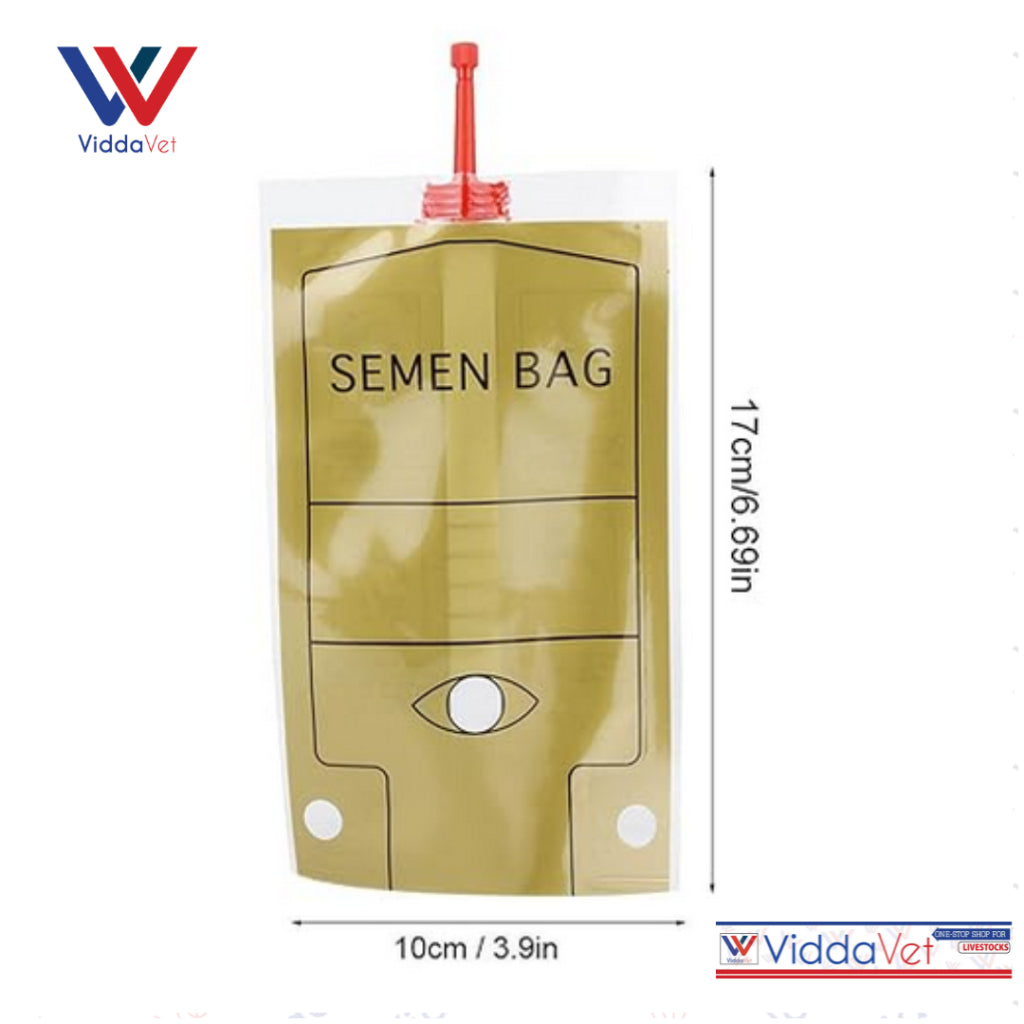 Pig Artificial Insemination Bag 100ML Boar Semen Collection 10pcs