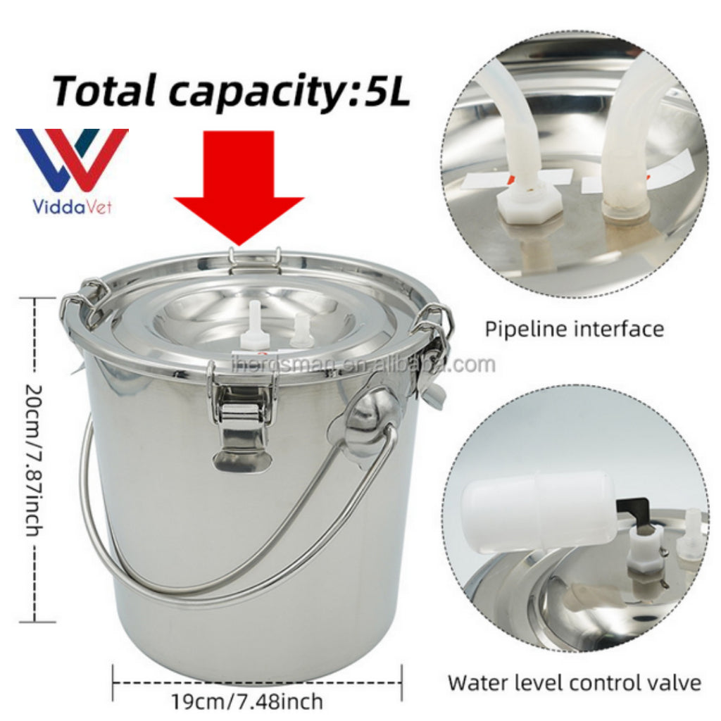 5L Portable Goat/Sheep Milking Machine