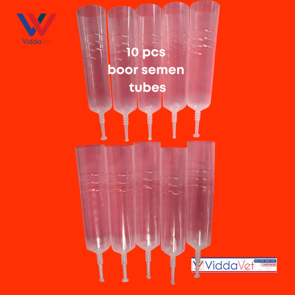 Boar Semen Transparent Tube 100ml 10pcs