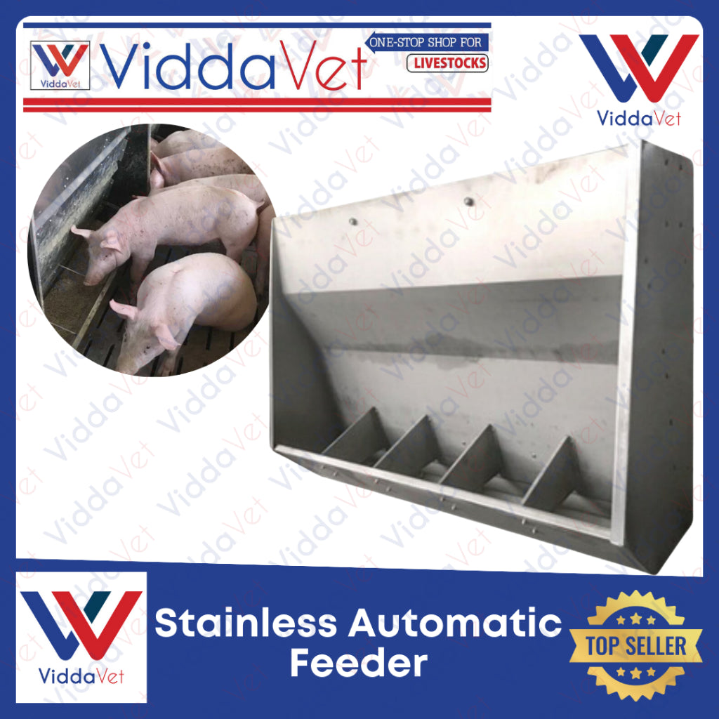 Stainless Automatic Nursery Pig Feeder 5 slot/10 slot