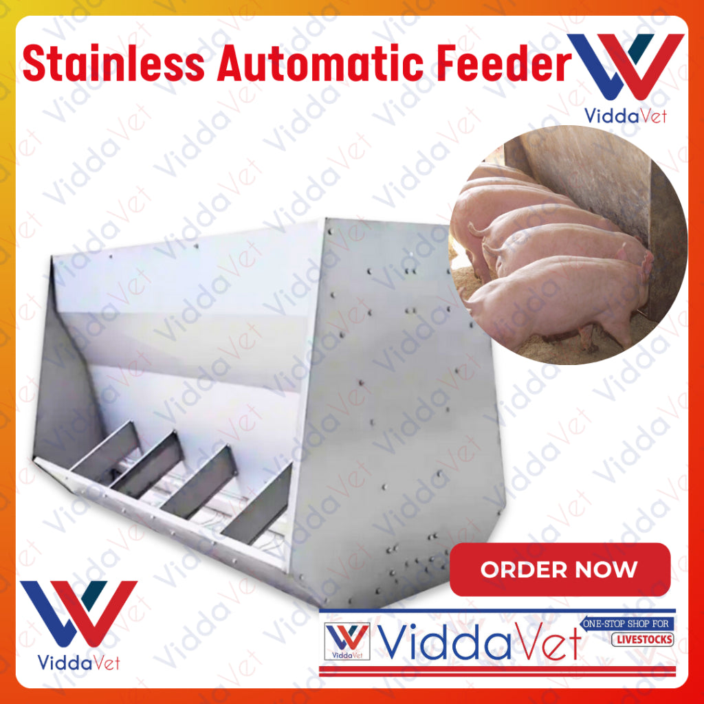 Stainless Automatic Nursery Pig Feeder 5 slot/10 slot