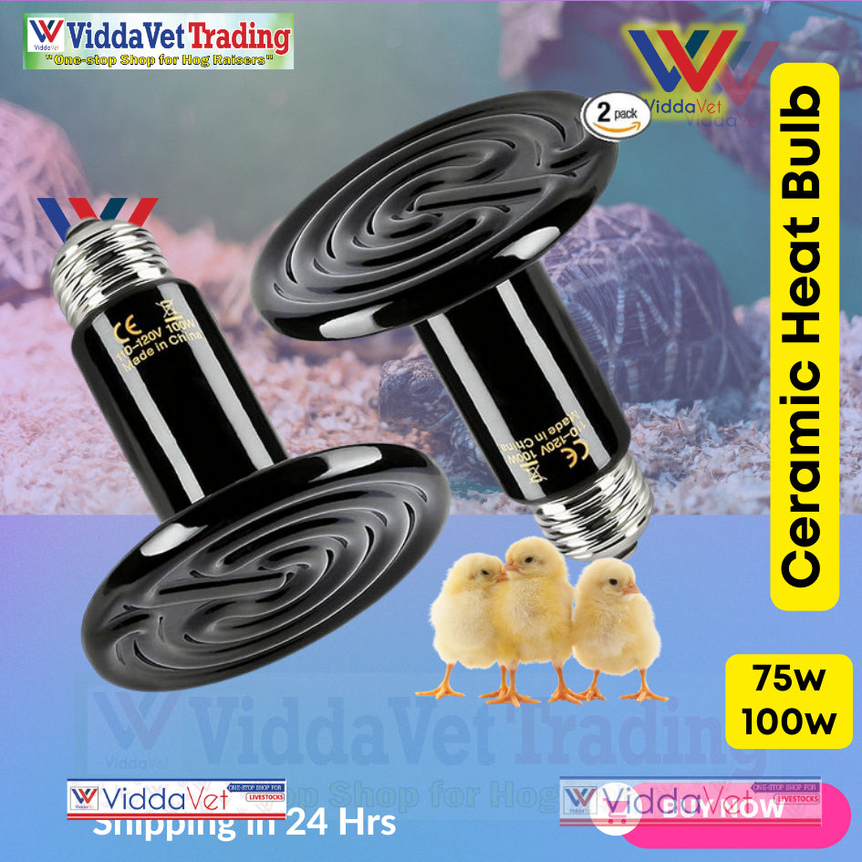 Ceramic Heat Bulb 9cm 100w