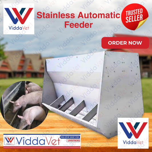 Stainless Automatic Nursery Pig Feeder 5 slot/10 slot