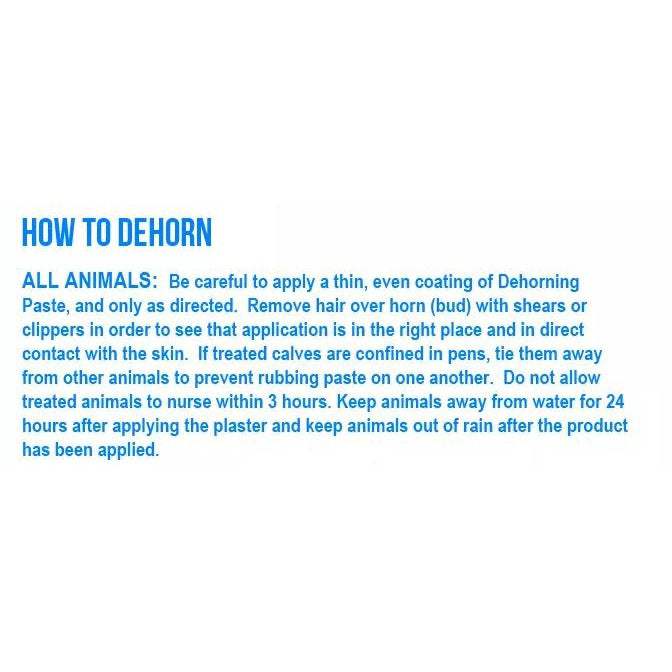 Dehorning Paste 110Grams