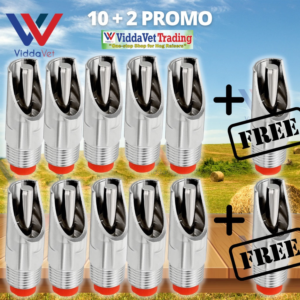 Red Filter Sow Duck Bill Drinker 12pcs