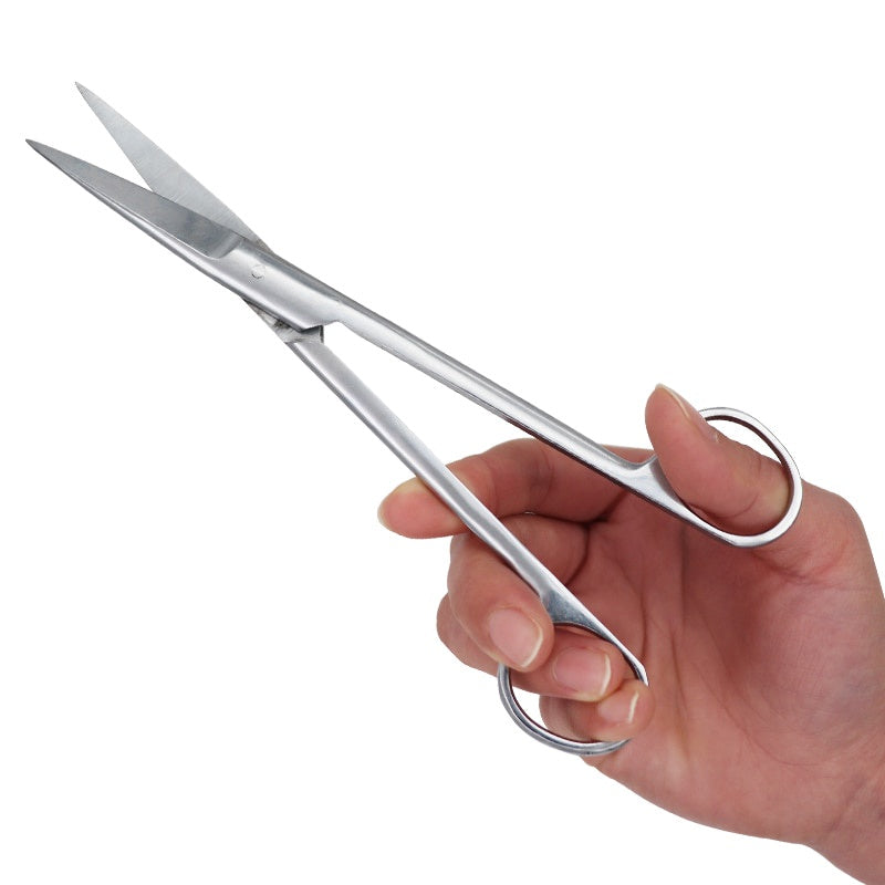 Stainless Steel Surgical Scissors 18cm Straight/Curved