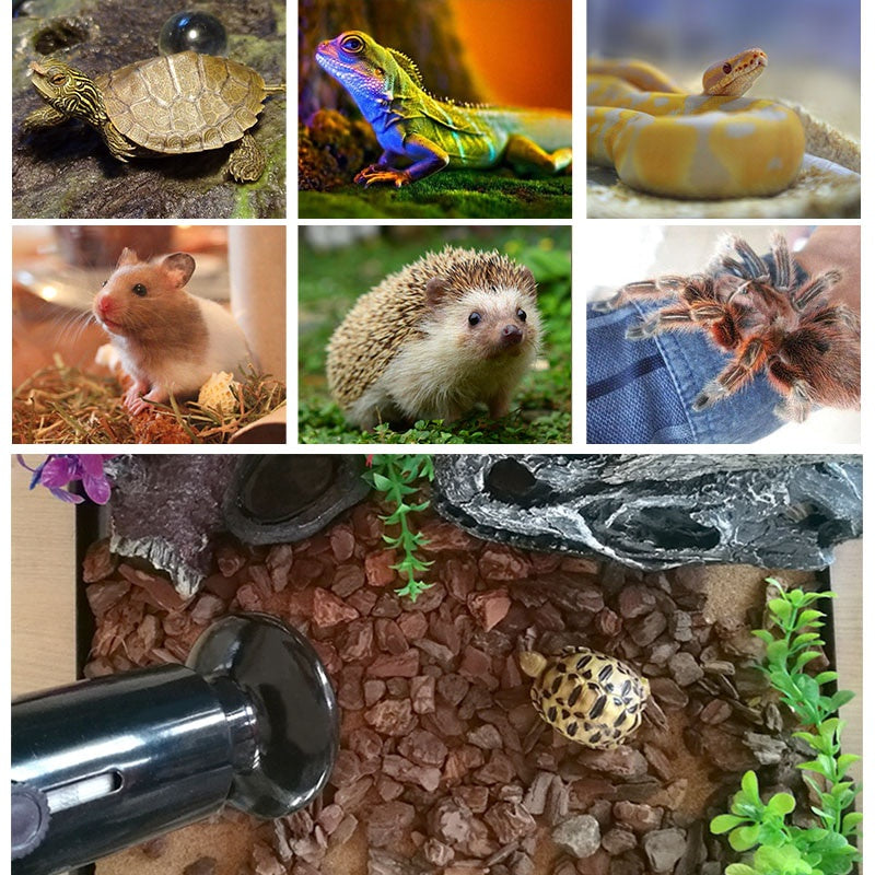 Ceramic Heater Lamp Black