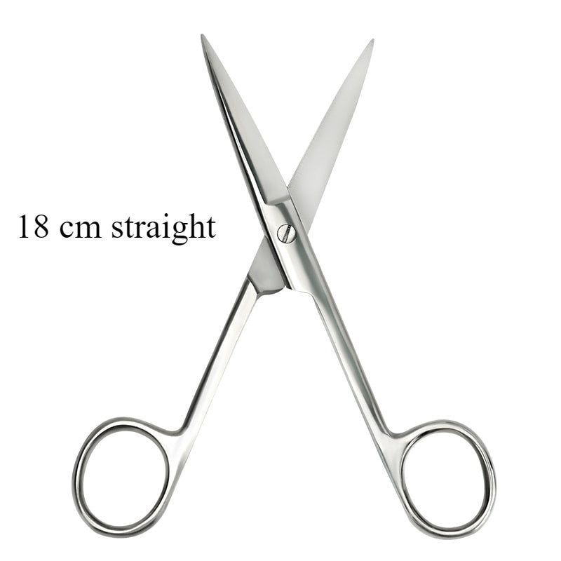 Stainless Steel Surgical Scissors 18cm Straight/Curved