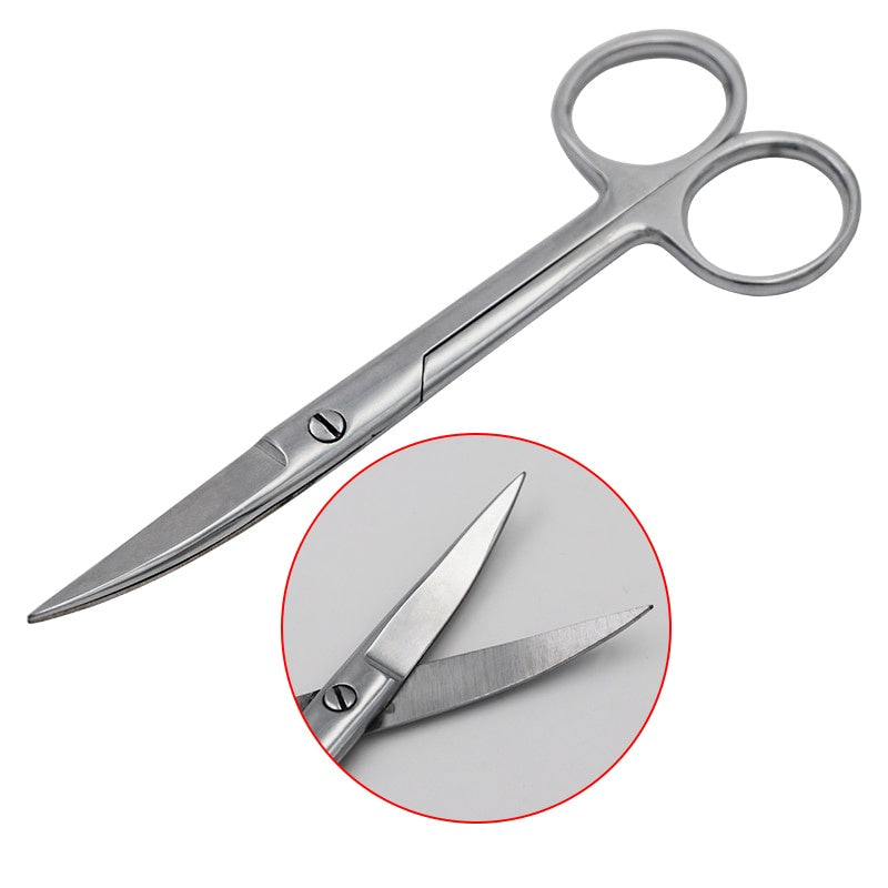 Stainless Steel Surgical Scissors 18cm Straight/Curved