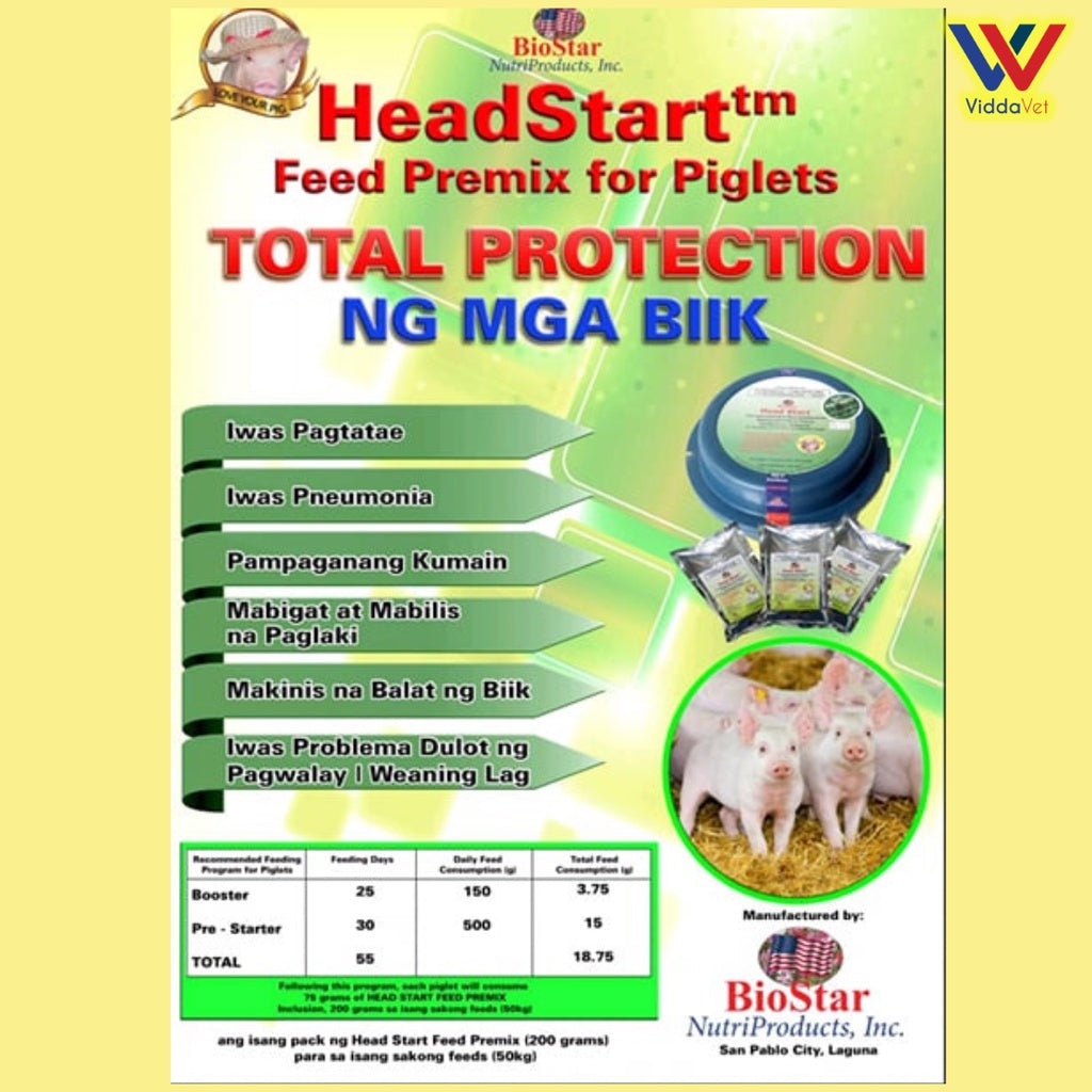 Head Start Feed Premix 200g