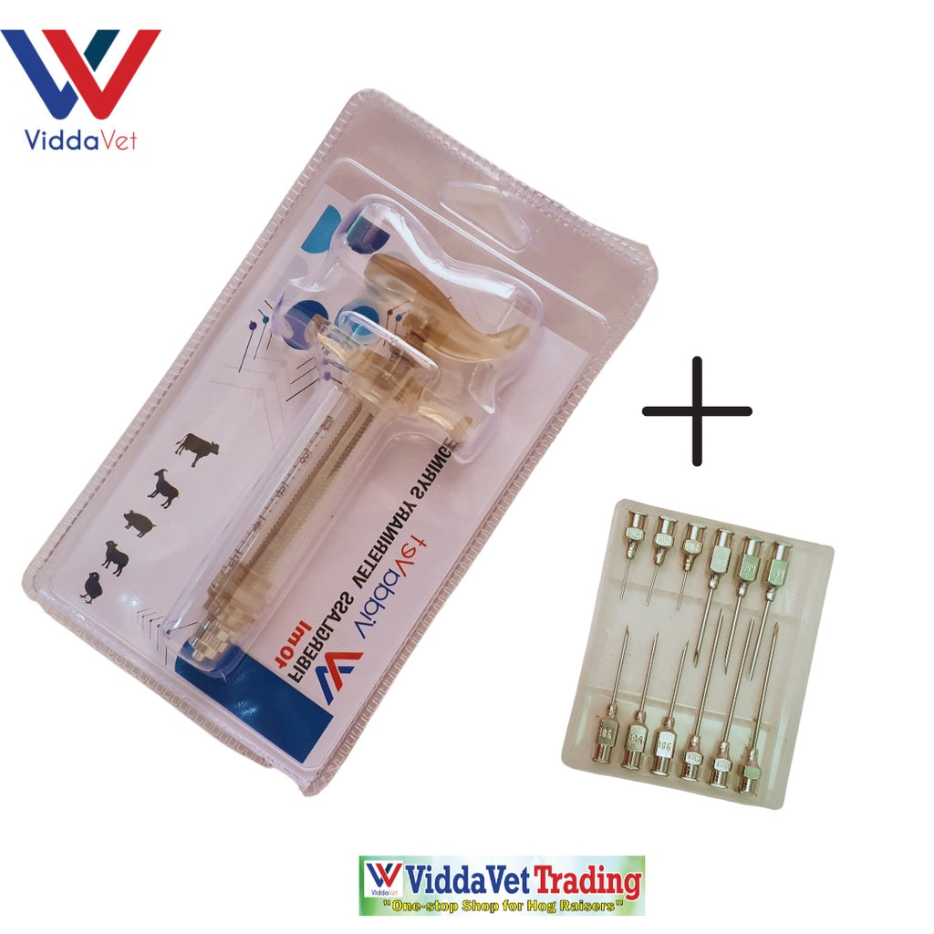 Fiberglass Syringe with Assorted Needles (10ml/20ml)