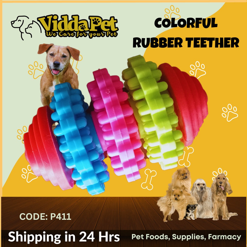 Rubber Pet Teether (Small/ Medium)