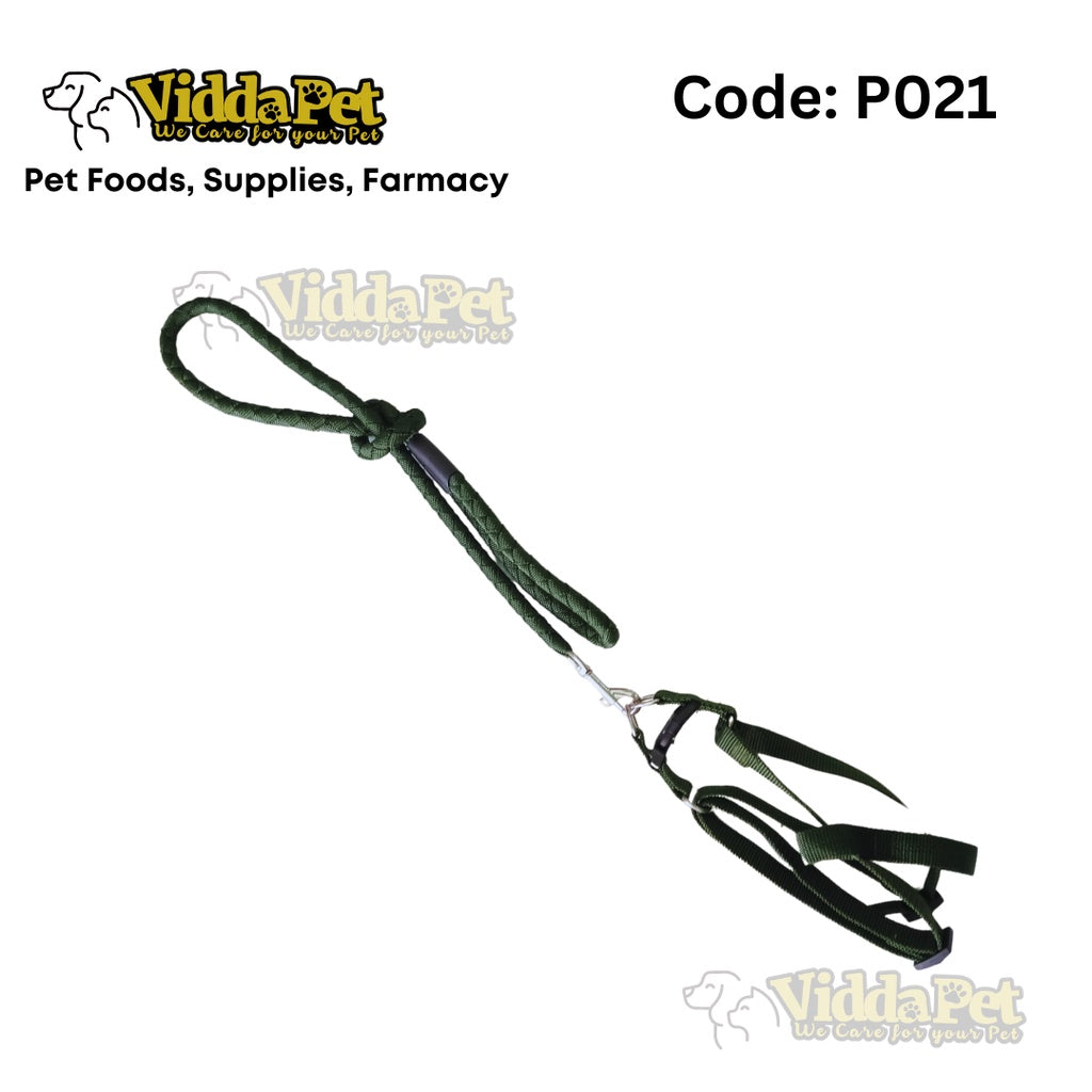 Pet Body Leash in Dark Colors