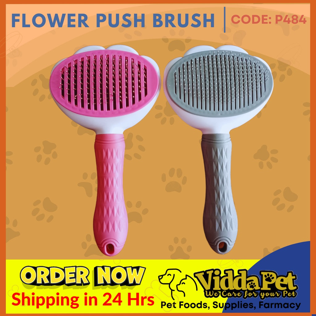 Pet Hair Comb Push Brush