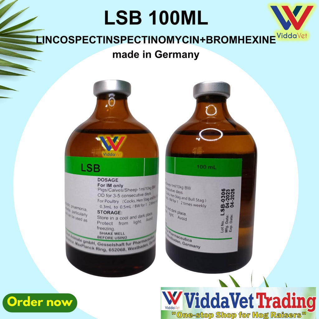 1 bot LSB 100ml made in Germany for animals livestock poultry pigs cattle